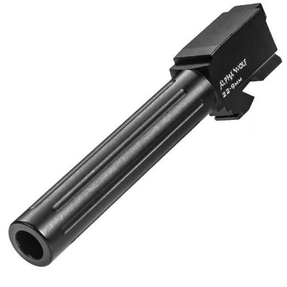 AlphaWolf Conversion Barrel for Glock 22 31 to 9mm Standard Black Gen 1 ...