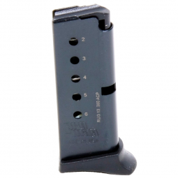 Ruger LCP .380 ACP 6 Round Magazine - Blued - ProMag Archangel