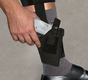 **Ankle Holster -  Right Handed - For LCP & Small Auto .22 and .25