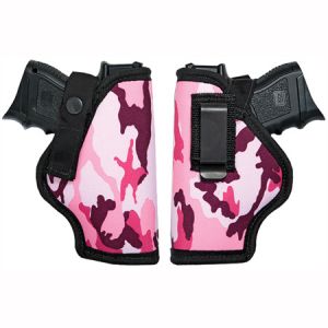 **Pink Camo Belt Holster for Glock and Sig Sauer Thumbbreak