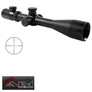 **3-12x50 Mildot Reticle Dual Illuminated Scope with Rings - Aim Sports