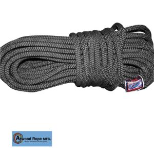 **1/2 inch Strong Tactical Utility Rope - 100 Feet Black - Atwood Rope