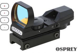 **Four Red Dot Reticle Holographic Rifle Sight - Osprey