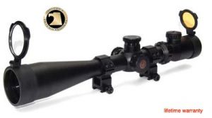 **10-40x50 MilDot Reticle Scope with Rings Lifetime Warranty - Osprey