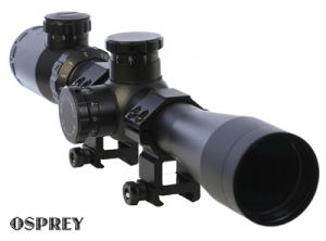 **2.5-10x40 MilDot Reticle Scope with Rings Lifetime Warranty Osprey