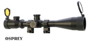 **4-16x50 MilDot Reticle Scope with Rings - Lifetime Warranty - Osprey