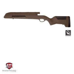 **Mauser 98 Stock with Built-in Scope Mount - Dark Earth Brown - ATI