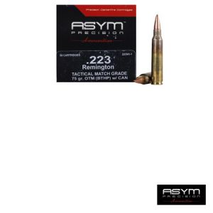 **223 Remington Tactical Open Tip Match 75 Grain - 50 Rounds - ASYM Ammo