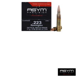 **223 Remington Tactical Open Tip Match 77 Grain - 50 Rounds - ASYM Ammo