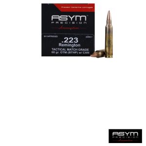 **223 Remington Tactical Open Tip Match 68 Grain - 50 Rounds - ASYM Ammo