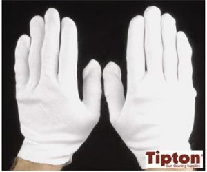 **Cotton Inspection Gloves - Pack of 4 - Tipton Gun Cleaning Supplies