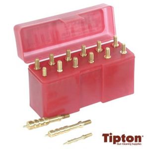 **Jag Firearm 12 Piece Threaded Solid Brass Gun Cleaning Kit -  Tipton