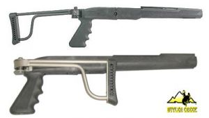 **Ruger Mini 14 Mini 30 Folding Stock - Blued - Butler Creek Bushnell