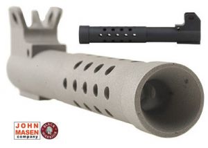 **Mini 14 Muzzle Brake with Front Sight - Stainless - John Masen