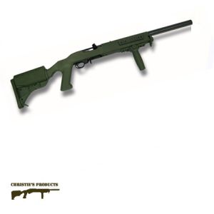 **Ruger 10/22 Bull Barrel Super Stock 7 Position - Olive Drab - Christie