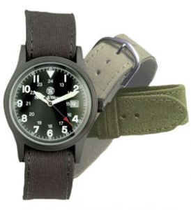 **Smith and Wesson Military Watch - Black Face