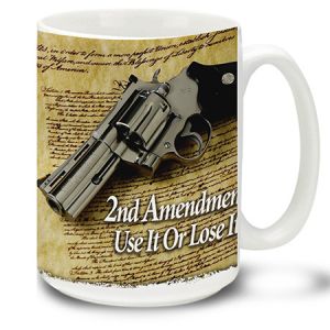 **2nd Amendment Coffee Cup Mug - Revolver