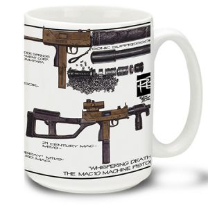 **MAC10 Weapons of the World Coffee Cup Mug