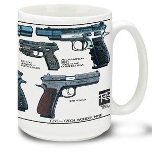 **CZ75 Weapons of the World Coffee Cup Mug