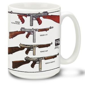 **Thompson SMG Weapons of the World Coffee Cup Mug