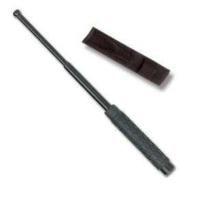 **Extendible Duty Baton - 16 Inch Fully Expandable - Rubber Handle