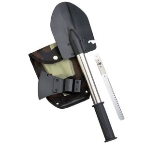 **Multi Tool Shovel with Cover includes Knife and Axe Attachments