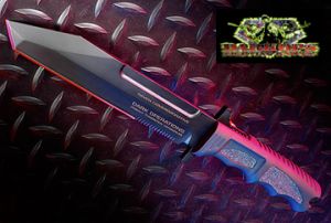 **Black Raven Fixed Blade Knife - Dark Ops Knives