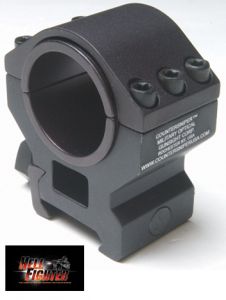 **HellFighter Heavy Duty Single Ring Flashlight Mount - Dark Ops