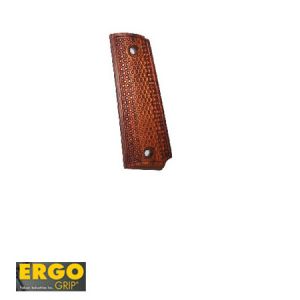 **1911 45 Auto Deluxe Wood Replacement Grip - Red Boa - Ergo Grips