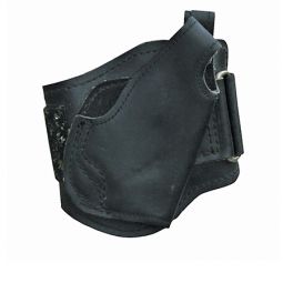 Black Leather Ankle Holster - Left Hand