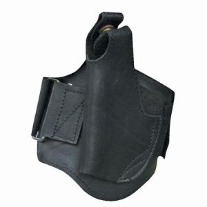 **Black Leather Ankle Holster - Right Hand