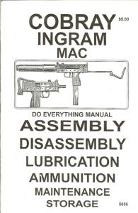 **Cobray Ingram Mac Assembly Disassembly Manual