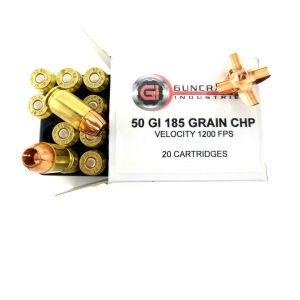 **50 GI Ammunition 230gr Solid Copper Hollow Points - Box of 20
