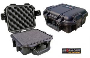 **Single Handgun Case with Black Multilayer Foam - Hardigg Storm Cases