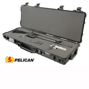 **Pelican 1720 Long Gun Hard Case Black Solid Foam - 44.3 x 16.0 x 6.1