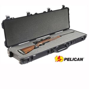 **Pelican 1750 Long HardCase Black with Solid Foam - 53.0 x 16.0 x 6.1