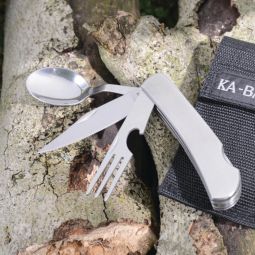 Ka-Bar Hobo Utensil Kit - Stainless - Folder - Kabar Knives