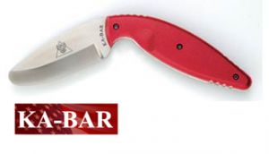 **Large TDI Training Knife - Red Handle - Kabar