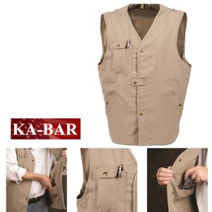 **Kabar TDI Tactical Concealment Vest - Khaki -  Ka-bar Knives