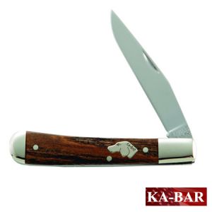 **Kabar Dogs Head Single Blade Trapper Folding Knife - Ka-bar Knives