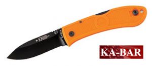 **Kabar Small Dozier Folder Knife - Blaze Orange - Ka-bar Knives