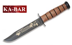 **Ka-Bar Operation Iraqi Freedom Knife - USMC - Fixed Blade - Kabar Knives