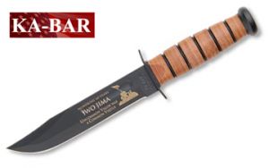 **Iwo Jima Kabar 60th Anniversary USMC - Leather Sheath - Ka-bar