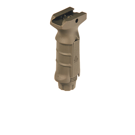 Vertical Tactical Foregrip - Ambidextrous Grip - Tan - UTG Leapers ...