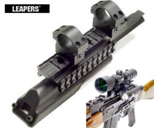 **AK47 AK74 MAK90 Maadi TriRail Mount with 1 Inch Weaver Rings-Leapers