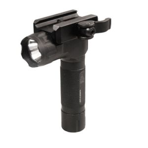 **Covert Op Quick Detach 4 Inch Aluminum Gun Grip with Light - Leapers