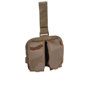 UTG Double Drop-Leg Mag Pouch - Desert Camo - Leapers