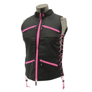 Women's Outdoor Hunter Sporting Vest Black Pink Adjustable S-L - UTG Leapers