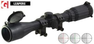 **3-9x40 Rubber Armored Mil-Dot RGB Scope with Weaver Rings - Leapers