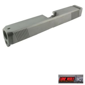 **Stainless Steel Replacement Slide for Glock 17 - Standard - LoneWolf